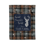 Scotstee Shop Tartan Plaid Christmas Fleece Blankets Clan Gunn Weathered Plaid Blanket, tartan blanket, tartan blanket fleece, plaid blanket, plaid fleece blanket, clan tartan blanket, clan blanket, christmas blanket