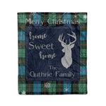 Scotstee Shop Tartan Plaid Christmas Fleece Blankets Clan Guthrie Ancient Plaid Blanket, tartan blanket, tartan blanket fleece, plaid blanket, plaid fleece blanket, clan tartan blanket, clan blanket, christmas blanket