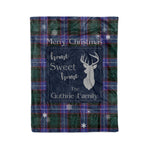 Scotstee Shop Tartan Plaid Christmas Fleece Blankets Clan Guthrie Plaid Blanket, tartan blanket, tartan blanket fleece, plaid blanket, plaid fleece blanket, clan tartan blanket, clan blanket, christmas blanket