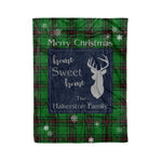 Scotstee Shop Tartan Plaid Christmas Fleece Blankets Clan Halkerston Plaid Blanket, tartan blanket, tartan blanket fleece, plaid blanket, plaid fleece blanket, clan tartan blanket, clan blanket, christmas blanket