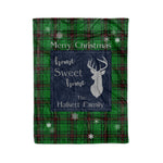 Scotstee Shop Tartan Plaid Christmas Fleece Blankets Clan Halkett Plaid Blanket, tartan blanket, tartan blanket fleece, plaid blanket, plaid fleece blanket, clan tartan blanket, clan blanket, christmas blanket