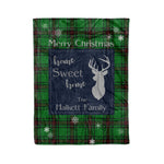 Scotstee Shop Tartan Plaid Christmas Fleece Blankets Clan Halkett Plaid Blanket, tartan blanket, tartan blanket fleece, plaid blanket, plaid fleece blanket, clan tartan blanket, clan blanket, christmas blanket
