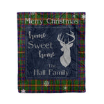 Scotstee Shop Tartan Plaid Christmas Fleece Blankets Clan Hall Plaid Blanket, tartan blanket, tartan blanket fleece, plaid blanket, plaid fleece blanket, clan tartan blanket, clan blanket, christmas blanket