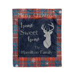 Scotstee Shop Tartan Plaid Christmas Fleece Blankets Clan Hamilton Ancient Plaid Blanket, tartan blanket, tartan blanket fleece, plaid blanket, plaid fleece blanket, clan tartan blanket, clan blanket, christmas blanket