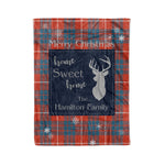 Scotstee Shop Tartan Plaid Christmas Fleece Blankets Clan Hamilton Ancient Plaid Blanket, tartan blanket, tartan blanket fleece, plaid blanket, plaid fleece blanket, clan tartan blanket, clan blanket, christmas blanket
