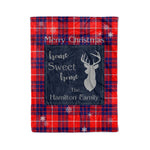 Scotstee Shop Tartan Plaid Christmas Fleece Blankets Clan Hamilton Plaid Blanket, tartan blanket, tartan blanket fleece, plaid blanket, plaid fleece blanket, clan tartan blanket, clan blanket, christmas blanket