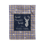 Scotstee Shop Tartan Plaid Christmas Fleece Blankets Clan Hannay Grey Plaid Blanket, tartan blanket, tartan blanket fleece, plaid blanket, plaid fleece blanket, clan tartan blanket, clan blanket, christmas blanket