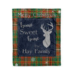 Scotstee Shop Tartan Plaid Christmas Fleece Blankets Clan Hay Plaid Blanket, tartan blanket, tartan blanket fleece, plaid blanket, plaid fleece blanket, clan tartan blanket, clan blanket, christmas blanket