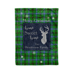 Scotstee Shop Tartan Plaid Christmas Fleece Blankets Clan Henderson Ancient Plaid Blanket, tartan blanket, tartan blanket fleece, plaid blanket, plaid fleece blanket, clan tartan blanket, clan blanket, christmas blanket