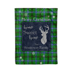 Scotstee Shop Tartan Plaid Christmas Fleece Blankets Clan Henderson Ancient Plaid Blanket, tartan blanket, tartan blanket fleece, plaid blanket, plaid fleece blanket, clan tartan blanket, clan blanket, christmas blanket