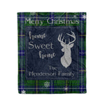 Scotstee Shop Tartan Plaid Christmas Fleece Blankets Clan Henderson Modern Plaid Blanket, tartan blanket, tartan blanket fleece, plaid blanket, plaid fleece blanket, clan tartan blanket, clan blanket, christmas blanket