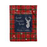 Scotstee Shop Tartan Plaid Christmas Fleece Blankets Clan Heron Plaid Blanket, tartan blanket, tartan blanket fleece, plaid blanket, plaid fleece blanket, clan tartan blanket, clan blanket, christmas blanket