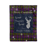 Scotstee Shop Tartan Plaid Christmas Fleece Blankets Clan Hewitt Plaid Blanket, tartan blanket, tartan blanket fleece, plaid blanket, plaid fleece blanket, clan tartan blanket, clan blanket, christmas blanket