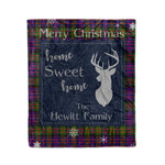 Scotstee Shop Tartan Plaid Christmas Fleece Blankets Clan Hewitt Plaid Blanket, tartan blanket, tartan blanket fleece, plaid blanket, plaid fleece blanket, clan tartan blanket, clan blanket, christmas blanket