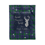 Scotstee Shop Tartan Plaid Christmas Fleece Blankets Clan Hope Plaid Blanket, tartan blanket, tartan blanket fleece, plaid blanket, plaid fleece blanket, clan tartan blanket, clan blanket, christmas blanket