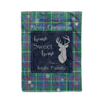 Scotstee Shop Tartan Plaid Christmas Fleece Blankets Clan Inglis Ancient Plaid Blanket, tartan blanket, tartan blanket fleece, plaid blanket, plaid fleece blanket, clan tartan blanket, clan blanket, christmas blanket