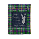 Scotstee Shop Tartan Plaid Christmas Fleece Blankets Clan Inglis Modern Plaid Blanket, tartan blanket, tartan blanket fleece, plaid blanket, plaid fleece blanket, clan tartan blanket, clan blanket, christmas blanket