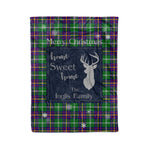 Scotstee Shop Tartan Plaid Christmas Fleece Blankets Clan Inglis Modern Plaid Blanket, tartan blanket, tartan blanket fleece, plaid blanket, plaid fleece blanket, clan tartan blanket, clan blanket, christmas blanket
