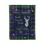 Scotstee Shop Tartan Plaid Christmas Fleece Blankets Clan Inglis Plaid Blanket, tartan blanket, tartan blanket fleece, plaid blanket, plaid fleece blanket, clan tartan blanket, clan blanket, christmas blanket