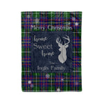 Scotstee Shop Tartan Plaid Christmas Fleece Blankets Clan Inglis Plaid Blanket, tartan blanket, tartan blanket fleece, plaid blanket, plaid fleece blanket, clan tartan blanket, clan blanket, christmas blanket