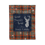 Scotstee Shop Tartan Plaid Christmas Fleece Blankets Clan Innes Ancient Plaid Blanket, tartan blanket, tartan blanket fleece, plaid blanket, plaid fleece blanket, clan tartan blanket, clan blanket, christmas blanket