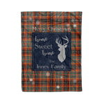Scotstee Shop Tartan Plaid Christmas Fleece Blankets Clan Innes Ancient Plaid Blanket, tartan blanket, tartan blanket fleece, plaid blanket, plaid fleece blanket, clan tartan blanket, clan blanket, christmas blanket