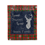 Scotstee Shop Tartan Plaid Christmas Fleece Blankets Clan Innes Modern Plaid Blanket, tartan blanket, tartan blanket fleece, plaid blanket, plaid fleece blanket, clan tartan blanket, clan blanket, christmas blanket