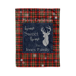 Scotstee Shop Tartan Plaid Christmas Fleece Blankets Clan Innes of Moray Plaid Blanket, tartan blanket, tartan blanket fleece, plaid blanket, plaid fleece blanket, clan tartan blanket, clan blanket, christmas blanket