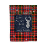 Scotstee Shop Tartan Plaid Christmas Fleece Blankets Clan Innes Plaid Blanket, tartan blanket, tartan blanket fleece, plaid blanket, plaid fleece blanket, clan tartan blanket, clan blanket, christmas blanket
