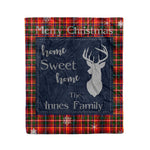 Scotstee Shop Tartan Plaid Christmas Fleece Blankets Clan Innes Plaid Blanket, tartan blanket, tartan blanket fleece, plaid blanket, plaid fleece blanket, clan tartan blanket, clan blanket, christmas blanket