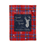 Scotstee Shop Tartan Plaid Christmas Fleece Blankets Clan Inverness District Plaid Blanket, tartan blanket, tartan blanket fleece, plaid blanket, plaid fleece blanket, clan tartan blanket, clan blanket, christmas blanket