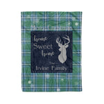 Scotstee Shop Tartan Plaid Christmas Fleece Blankets Clan Irvine Plaid Blanket, tartan blanket, tartan blanket fleece, plaid blanket, plaid fleece blanket, clan tartan blanket, clan blanket, christmas blanket