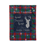 Scotstee Shop Tartan Plaid Christmas Fleece Blankets Clan Jardine Dress Plaid Blanket, tartan blanket, tartan blanket fleece, plaid blanket, plaid fleece blanket, clan tartan blanket, clan blanket, christmas blanket