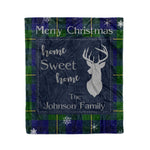 Scotstee Shop Tartan Plaid Christmas Fleece Blankets Clan Johnson Plaid Blanket, tartan blanket, tartan blanket fleece, plaid blanket, plaid fleece blanket, clan tartan blanket, clan blanket, christmas blanket