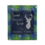 Scotstee Shop Tartan Plaid Christmas Fleece Blankets Clan Johnston Ancient Plaid Blanket, tartan blanket, tartan blanket fleece, plaid blanket, plaid fleece blanket, clan tartan blanket, clan blanket, christmas blanket