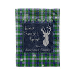 Scotstee Shop Tartan Plaid Christmas Fleece Blankets Clan Johnston Dress Plaid Blanket, tartan blanket, tartan blanket fleece, plaid blanket, plaid fleece blanket, clan tartan blanket, clan blanket, christmas blanket