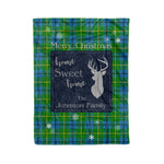 Scotstee Shop Tartan Plaid Christmas Fleece Blankets Clan Johnston Plaid Blanket, tartan blanket, tartan blanket fleece, plaid blanket, plaid fleece blanket, clan tartan blanket, clan blanket, christmas blanket