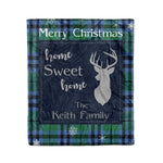 Scotstee Shop Tartan Plaid Christmas Fleece Blankets Clan Keith Ancient Plaid Blanket, tartan blanket, tartan blanket fleece, plaid blanket, plaid fleece blanket, clan tartan blanket, clan blanket, christmas blanket