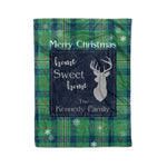 Scotstee Shop Tartan Plaid Christmas Fleece Blankets Clan Kennedy Ancient Plaid Blanket, tartan blanket, tartan blanket fleece, plaid blanket, plaid fleece blanket, clan tartan blanket, clan blanket, christmas blanket