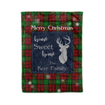 Scotstee Shop Tartan Plaid Christmas Fleece Blankets Clan Kerr Modern Plaid Blanket, tartan blanket, tartan blanket fleece, plaid blanket, plaid fleece blanket, clan tartan blanket, clan blanket, christmas blanket