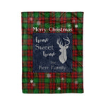 Scotstee Shop Tartan Plaid Christmas Fleece Blankets Clan Kerr Modern Plaid Blanket, tartan blanket, tartan blanket fleece, plaid blanket, plaid fleece blanket, clan tartan blanket, clan blanket, christmas blanket