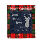 Scotstee Shop Tartan Plaid Christmas Fleece Blankets Clan Kerr Plaid Blanket, tartan blanket, tartan blanket fleece, plaid blanket, plaid fleece blanket, clan tartan blanket, clan blanket, christmas blanket