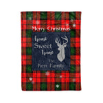 Scotstee Shop Tartan Plaid Christmas Fleece Blankets Clan Kerr Plaid Blanket, tartan blanket, tartan blanket fleece, plaid blanket, plaid fleece blanket, clan tartan blanket, clan blanket, christmas blanket