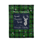 Scotstee Shop Tartan Plaid Christmas Fleece Blankets Clan Kincaid Plaid Blanket, tartan blanket, tartan blanket fleece, plaid blanket, plaid fleece blanket, clan tartan blanket, clan blanket, christmas blanket