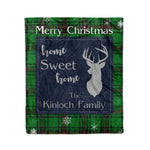 Scotstee Shop Tartan Plaid Christmas Fleece Blankets Clan Kinloch Plaid Blanket, tartan blanket, tartan blanket fleece, plaid blanket, plaid fleece blanket, clan tartan blanket, clan blanket, christmas blanket