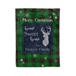 Scotstee Shop Tartan Plaid Christmas Fleece Blankets Clan Kinloch Plaid Blanket, tartan blanket, tartan blanket fleece, plaid blanket, plaid fleece blanket, clan tartan blanket, clan blanket, christmas blanket
