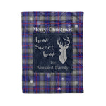 Scotstee Shop Tartan Plaid Christmas Fleece Blankets Clan Kinnaird Plaid Blanket, tartan blanket, tartan blanket fleece, plaid blanket, plaid fleece blanket, clan tartan blanket, clan blanket, christmas blanket