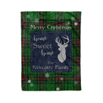 Scotstee Shop Tartan Plaid Christmas Fleece Blankets Clan Kirkcaldy Plaid Blanket, tartan blanket, tartan blanket fleece, plaid blanket, plaid fleece blanket, clan tartan blanket, clan blanket, christmas blanket