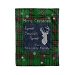 Scotstee Shop Tartan Plaid Christmas Fleece Blankets Clan Kirkcaldy Plaid Blanket, tartan blanket, tartan blanket fleece, plaid blanket, plaid fleece blanket, clan tartan blanket, clan blanket, christmas blanket