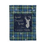 Scotstee Shop Tartan Plaid Christmas Fleece Blankets Clan Lamont Ancient Plaid Blanket, tartan blanket, tartan blanket fleece, plaid blanket, plaid fleece blanket, clan tartan blanket, clan blanket, christmas blanket